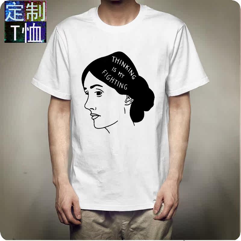 新款母亲短袖T恤男女夏季2021有趣的发型印花上衣上衣潮8