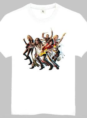 aerosmith T-shirt 乐队 史密斯飞船 T恤 欧美潮流T恤 DIY订制T恤
