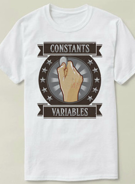 Constants And Variables Bioshock生化奇兵Tee Shirt圆领新品T恤
