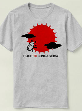 Teach the Controversy Sun Scarab 衣服定制成人Tee T-Shirt T恤