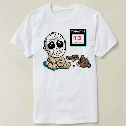 Freddy Jason Voorhees Friday 13th 弗莱迪 杰森Tee Shirt T恤 3