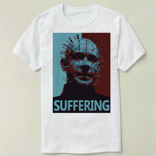 Hellraiser养鬼吃人pinhead钉头鬼圆领衣服成人Tee Shirt T恤 5