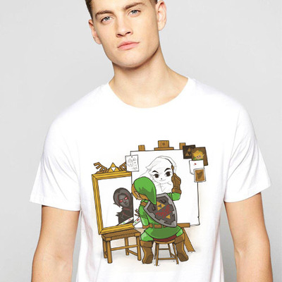 TeeShirtLegendCuccosZeldaofk男