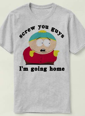 Southpark南方公园CARTMAN圆领衣服定制成人TeeT-ShirtT恤