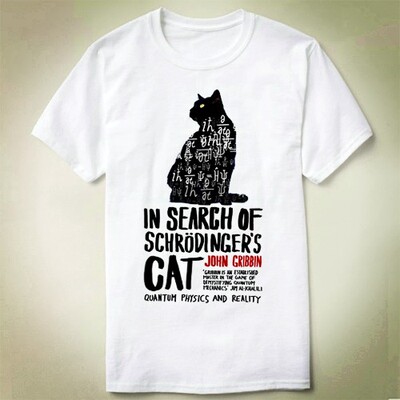 Physics物理Schrodinger'sCat薛定谔ScienceteeT-ShirtT恤