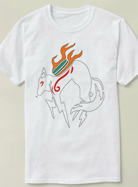 Okami MGS Metal Gear Solid合金装备大神Shirt新品定制T恤