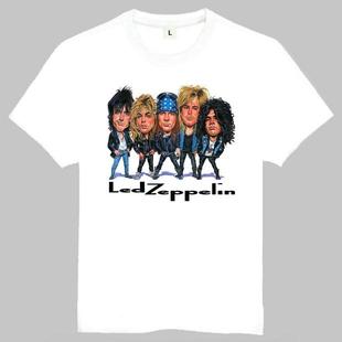 Led zeppelin T-shirt 齐柏林飞艇 T恤 欧美潮流T恤 下落的齐柏林