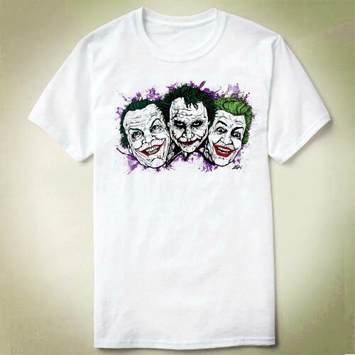 joker小丑JackNicholsonbatmanTeeShirtT恤圆领衣服上衣