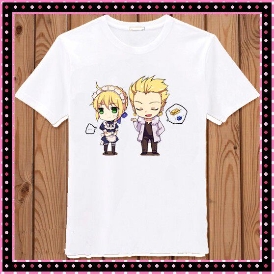 fatezerosaber动漫周边衣服短袖T
