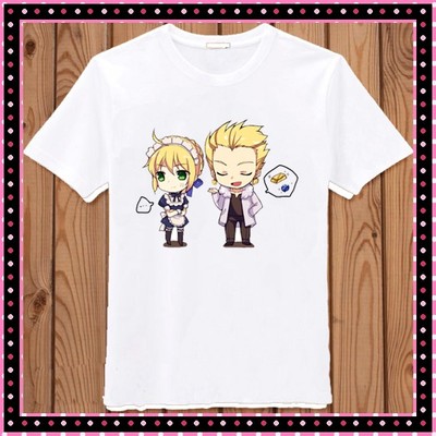 fatezerosaber动漫周边衣服短袖T