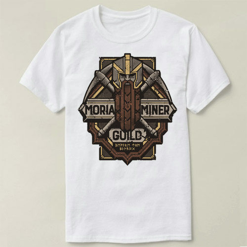 MoriaMinerLordRingsGuild魔戒指环王Shirt新款上衣T恤成人7
