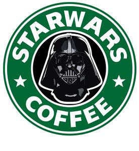 Coffe darth vader star wars星球大战Tee Shirt新品T恤