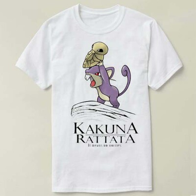 KakunaRattataDIYT-ShirtT定制男