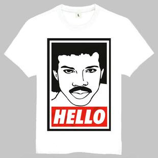 lionel richie T-shirt 莱昂纳尔里奇 T恤 欧美潮流T恤 Hello