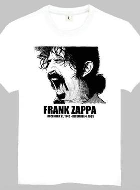 Frank Zappa T-shirt 名人T恤 弗兰克·扎帕 T恤 欧美潮流T恤
