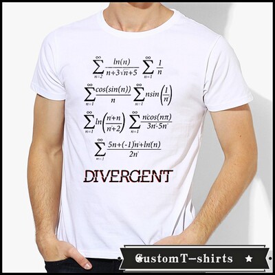 TheDivergentSeries数学math上衣成人男女T恤T-shirt