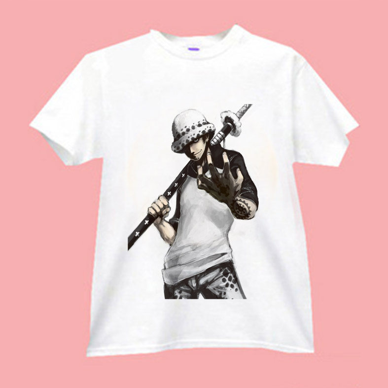 海贼王DIY动漫衣服周边服装T涤纶