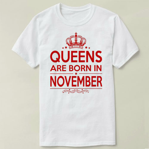 NOVEMBERbirthdayT-ShirtBORN男