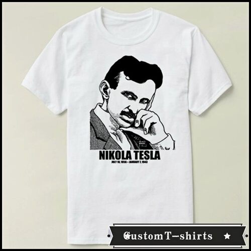 Nikola Tesla 尼古拉特斯拉 文化衫礼物男女 T恤T-shirt