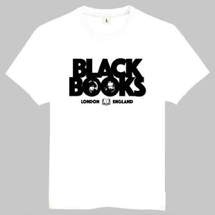 Black Books T-shirt 白色短袖 布莱克书店 T恤 欧美潮流T恤