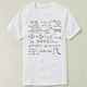 math maths 半袖 数学 mathematics Tee hate Shirt T恤
