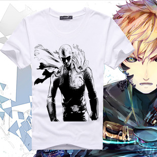 一拳超人杰诺斯埼玉T恤一击男夏日动漫时尚 周边衬衫 多款 衣服 短袖