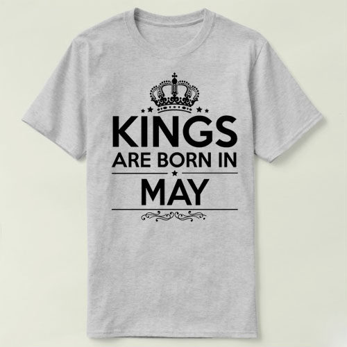 kings are born in may 生日 birthday tee t-shirt t恤 衣服