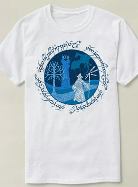 Journey  Lord of the Rings魔戒指环王Tee Shirt半袖定制T恤成人