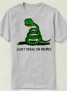 Don't Tread On Memes   半袖 个性 定制 DIY Tee T-Shirt T恤