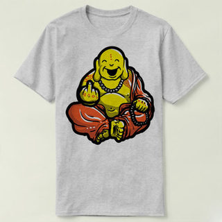 F U Buddha Meditation yoga 定制 T-Shirt T恤 欧美流行 短袖男