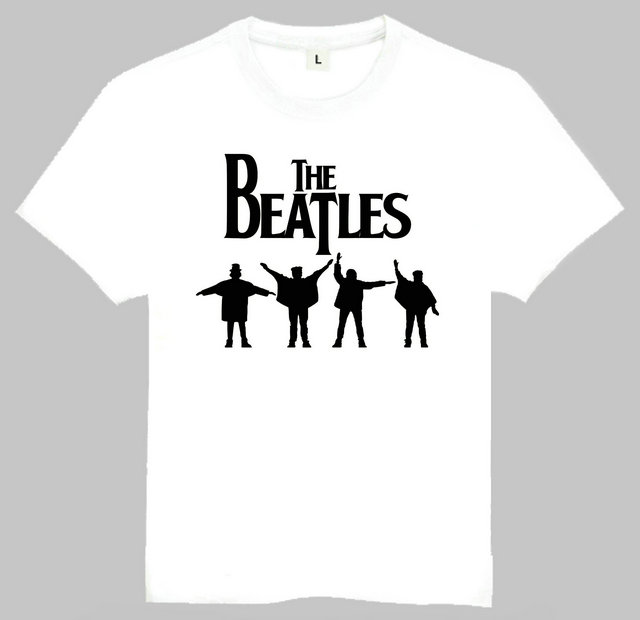 牛臣仕短袖beatlesT-shirtThe恤