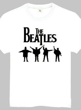 The beatles T-shirt 披头士 T恤 欧美潮流T恤 披头士乐队