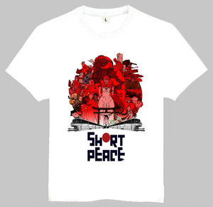Short  Peace T-shirt 短暂和平 T恤 欧美潮流T恤 动漫T恤