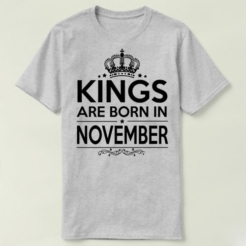 NOVEMBERbirthdayT-ShirtKINGS男