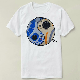 BB8 R2D2 Star Wars 星球大战  衣服 上衣 DIY Tee T-Shirt T恤