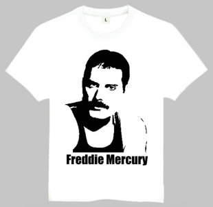 Freddie Mercury T-shirt 名人T恤 弗雷迪·默丘里 T恤 潮流T恤