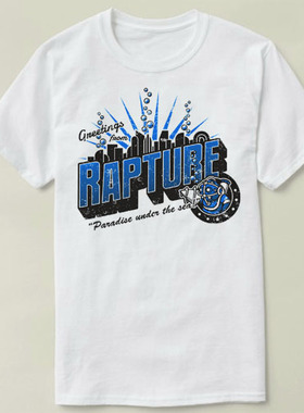 Greetings from Rapture Bioshock 生化奇兵Shirt圆领半袖上衣T恤