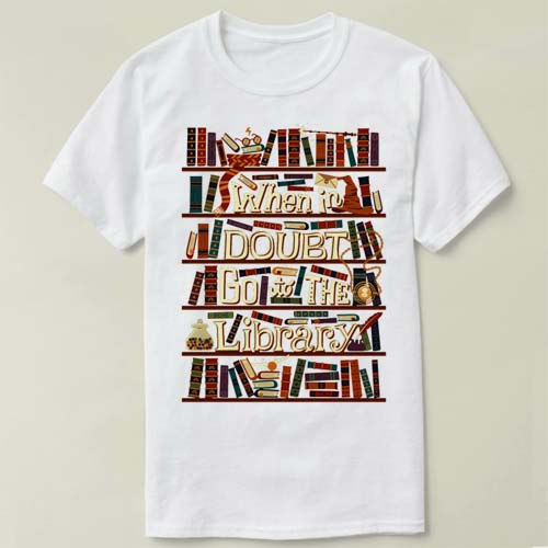 Go to the library  定制 文化衫 DIY T-Shirt T恤 半袖