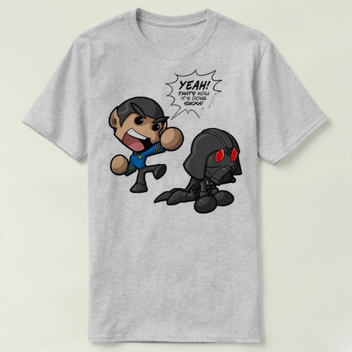 star trek Spock  vader星际旅行star wars星球大战T-Shirt T恤