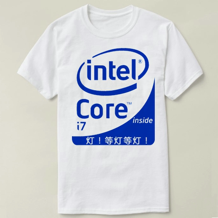 GEEK programmer 程序员 intel core i7 inside 定制 T-Shirt T恤