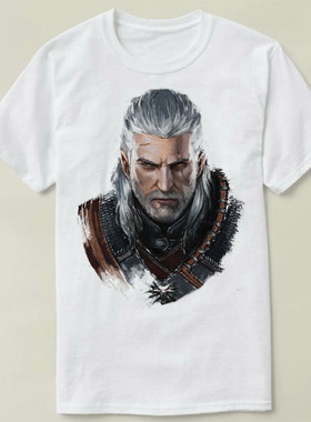 The Wicher3 gwent 巫师3 昆特牌Tee Shirt圆领衣服 定制 T恤成人