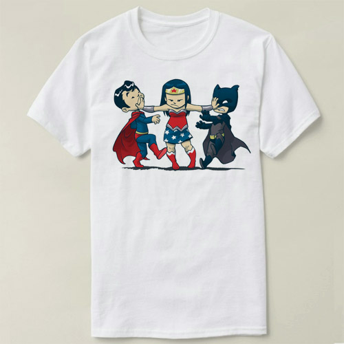 上衣 儿童 Tee T-Shirt T恤 Wonder Woman神奇女侠 超人 蝙蝠侠