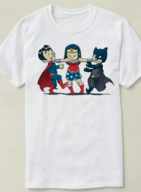 上衣 儿童 Tee T-Shirt T恤 Wonder Woman神奇女侠 超人 蝙蝠侠