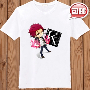 动漫周边衣服原创动画K伏见猿比古猴哥动漫T恤卡通动漫