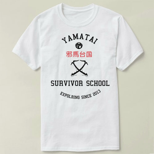 Yamatai Survivor Tomb raider古墓丽影Tee Shirt圆领衣服T恤