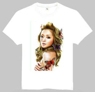 Ayumi Hamasaki T-shirt 滨崎步 T恤 滨崎步a标志 T恤 潮流T恤