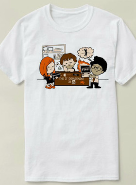 The IT Crowd Moss IT狂人群英 Peanuts花生 半袖Tee Shirt T恤