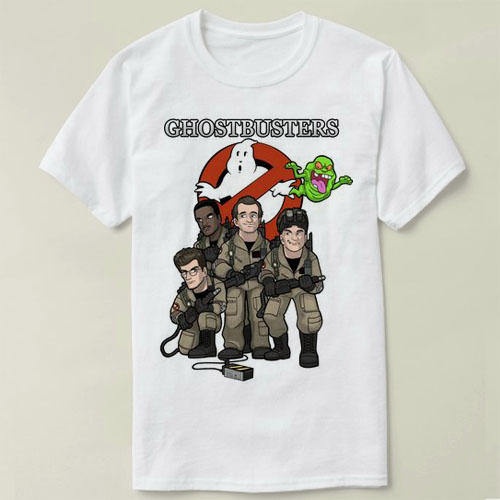 Ghostbusters 捉鬼敢死队 Tee Shirt圆领 DIY班服定制T恤成人5
