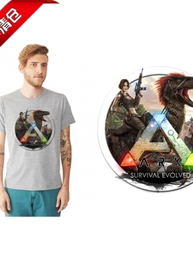 ark survival evolved方舟生存进化T-Shirt成人T恤圆领衣服定制7
