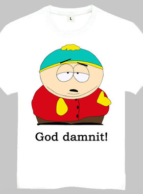 south park T-shirt 南方公园T恤 Suck my balls 南方公园Cartman